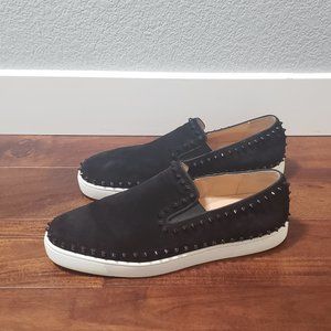 Christian Louboutin Pik Boat Mens Flat - Black